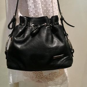 Claudio Rocco Black leather purse Shoulder bag